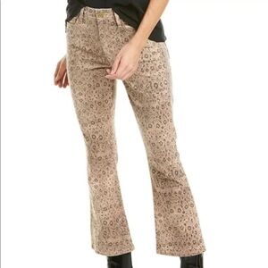 Frame Le Crop mini Boot animal Print Pants-‎ 29